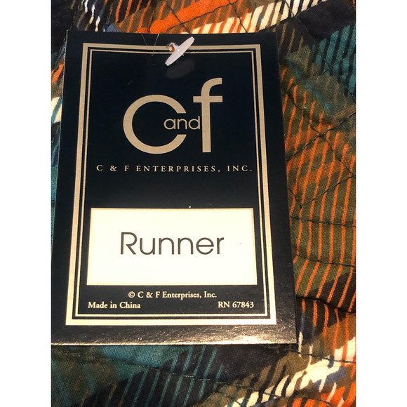 NWT Target Troy Plaid‎ Cotton Machine Washable Thanksgiving Holiday Runner 14x51 - Picture 5 of 9